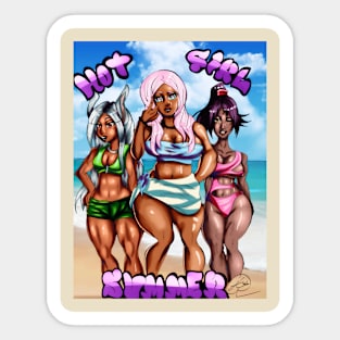 HOT GIRL  SUMMER 2021 Sticker